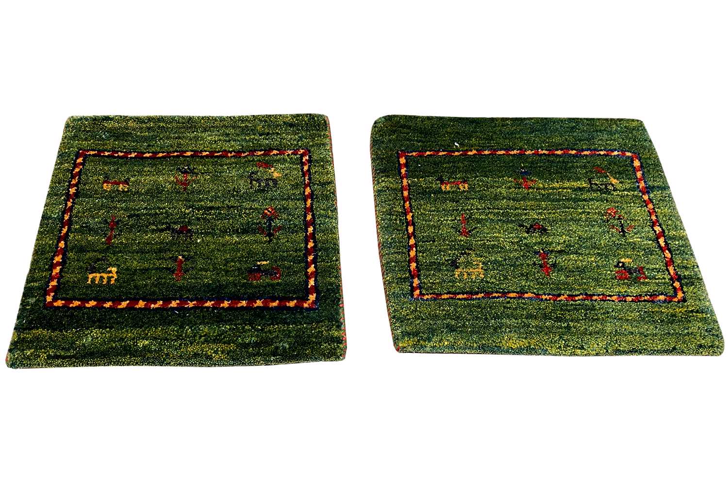 Gabbeh Teppich (42x40 cm) - German Carpet Shop