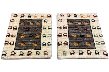 Gabbeh Teppich (43x37 cm) - German Carpet Shop