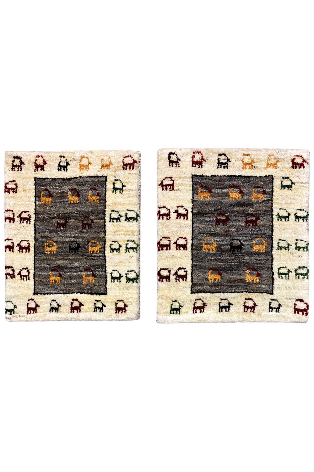 Gabbeh Teppich (43x37 cm) - German Carpet Shop