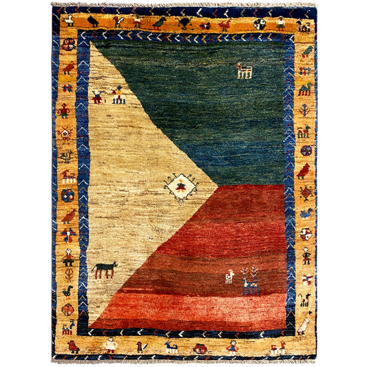 Gabbeh Carpet 175x142 cm