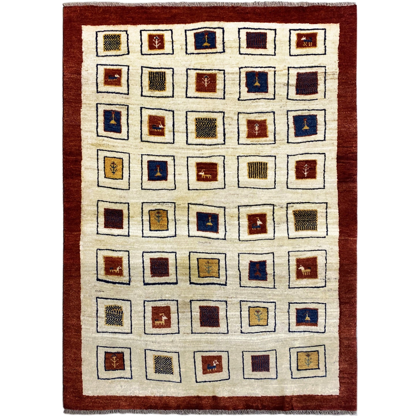 Gabbeh Carpet 160x111 cm