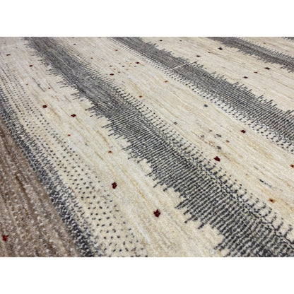 Gabbeh Teppich Beige 198x145 cm - German Carpet Shop