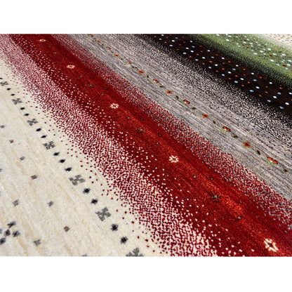 Gabbeh Teppich Bunt 199x149 cm - German Carpet Shop