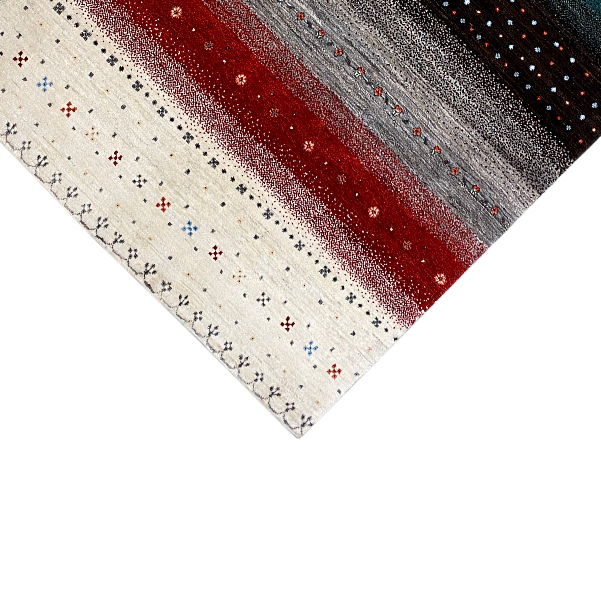 Gabbeh Teppich Bunt 206x148 cm - German Carpet Shop