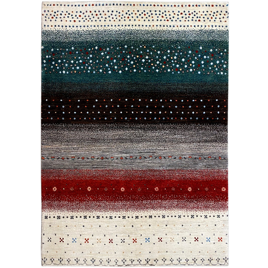Gabbeh Teppich Bunt 206x148 cm - German Carpet Shop
