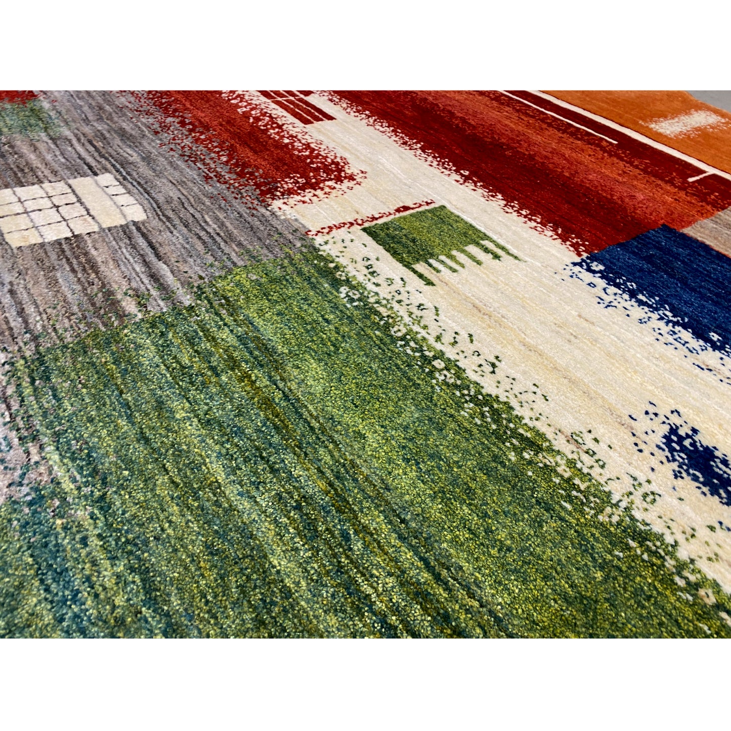 Gabbeh Teppich Bunt 201x150 cm - German Carpet Shop