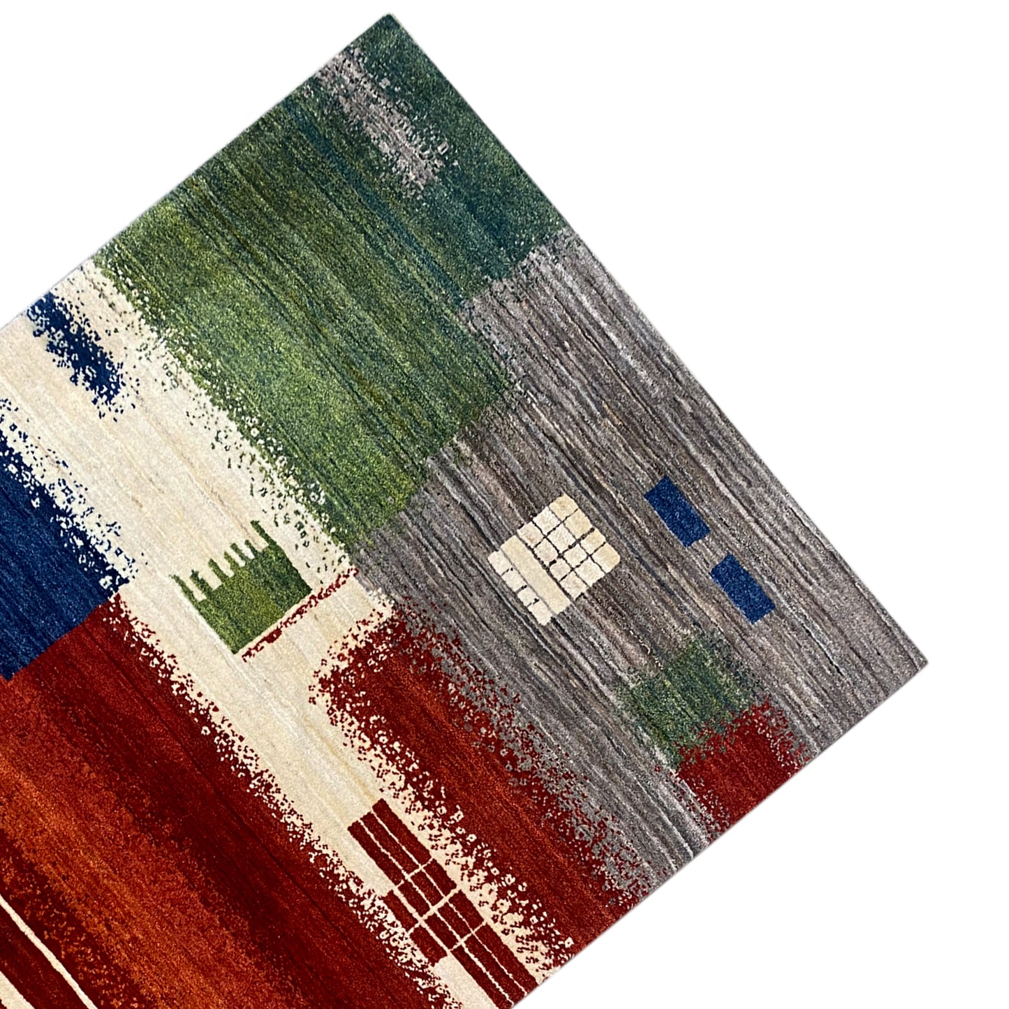 Gabbeh Teppich Bunt 201x150 cm - German Carpet Shop