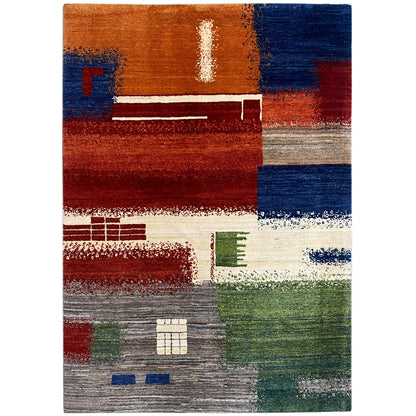 Gabbeh Teppich Bunt 201x150 cm - German Carpet Shop