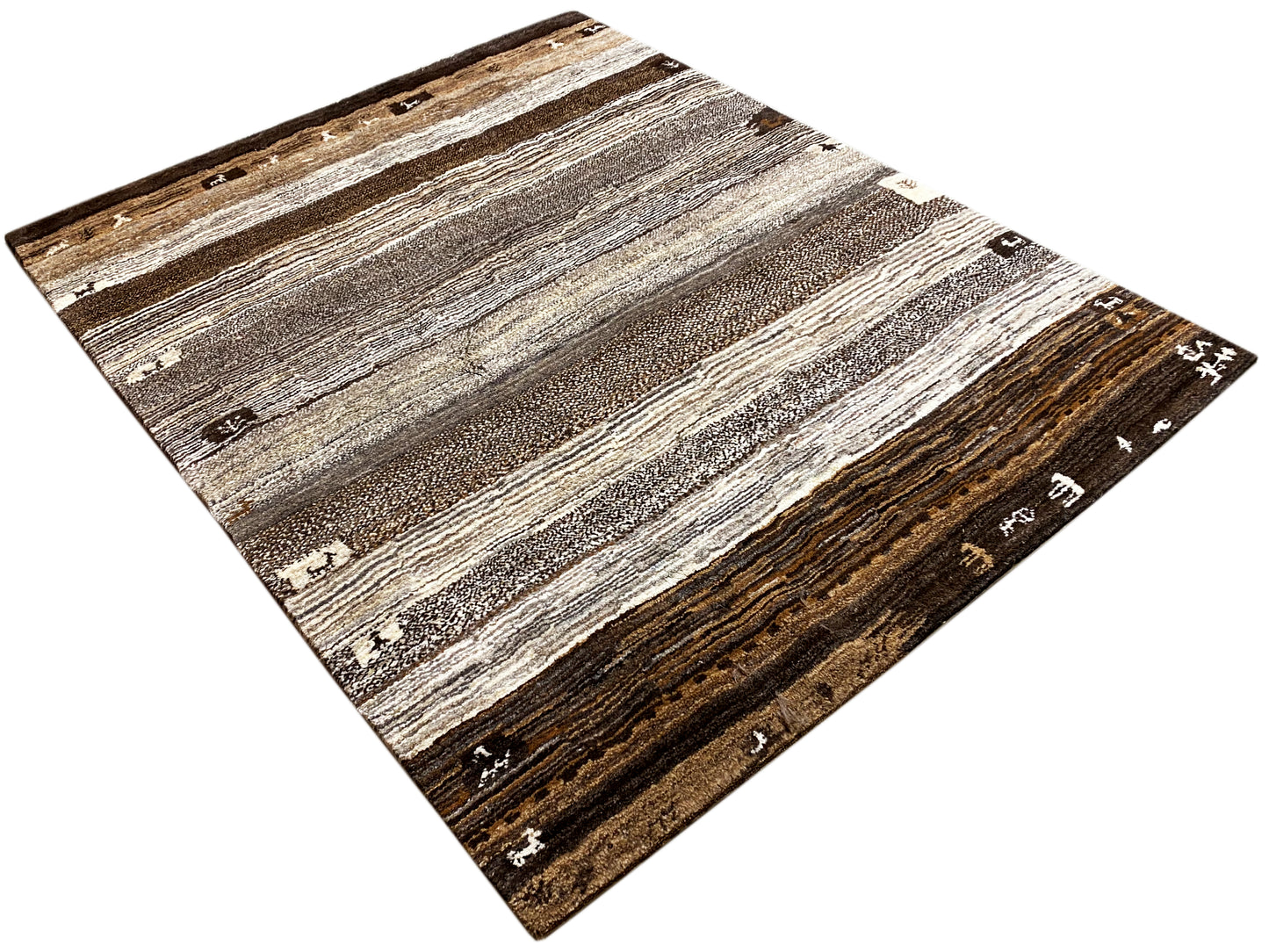 Gabbeh Rug 195x153 cm