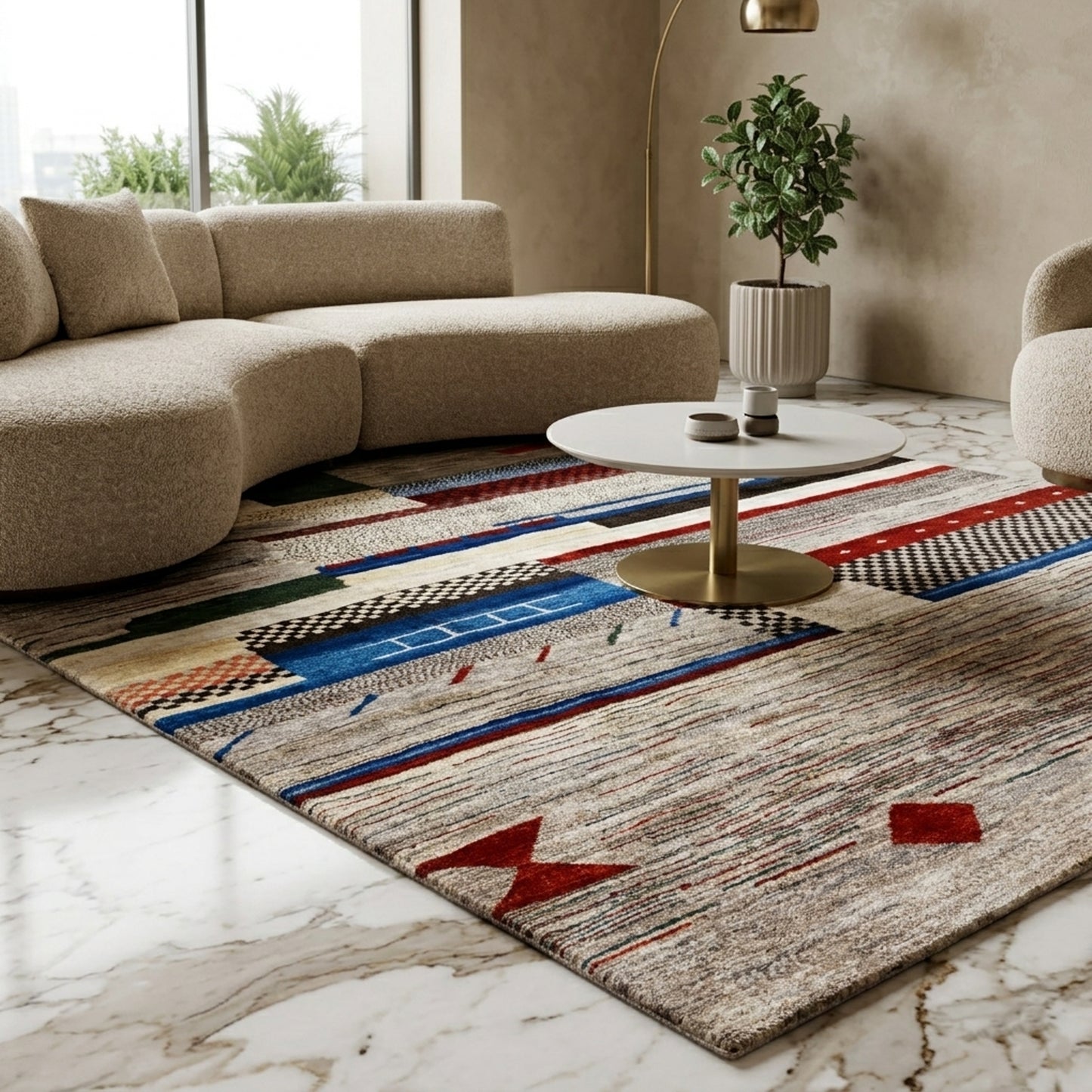 Gabbeh Rug 290x201 cm