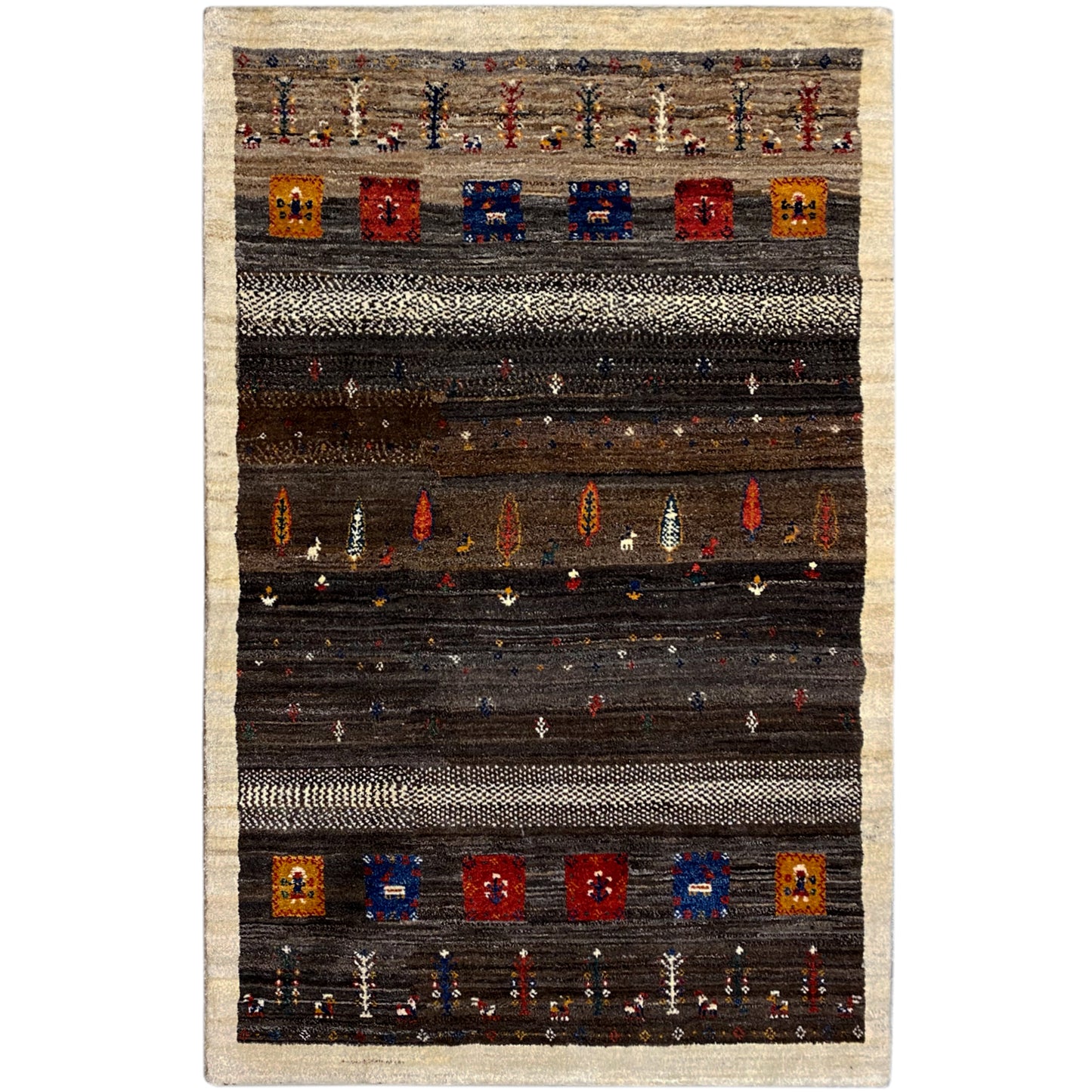 Gabbeh Teppich 177x116 cm - German Carpet Shop