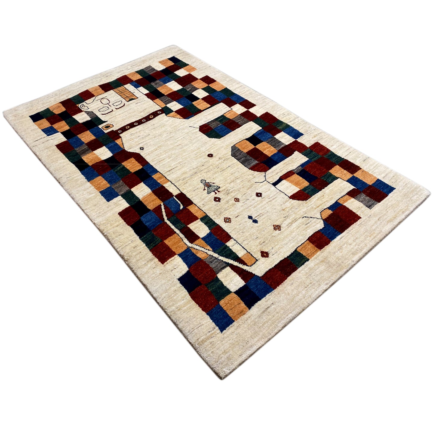 Gabbeh Teppich 180x119 cm - German Carpet Shop