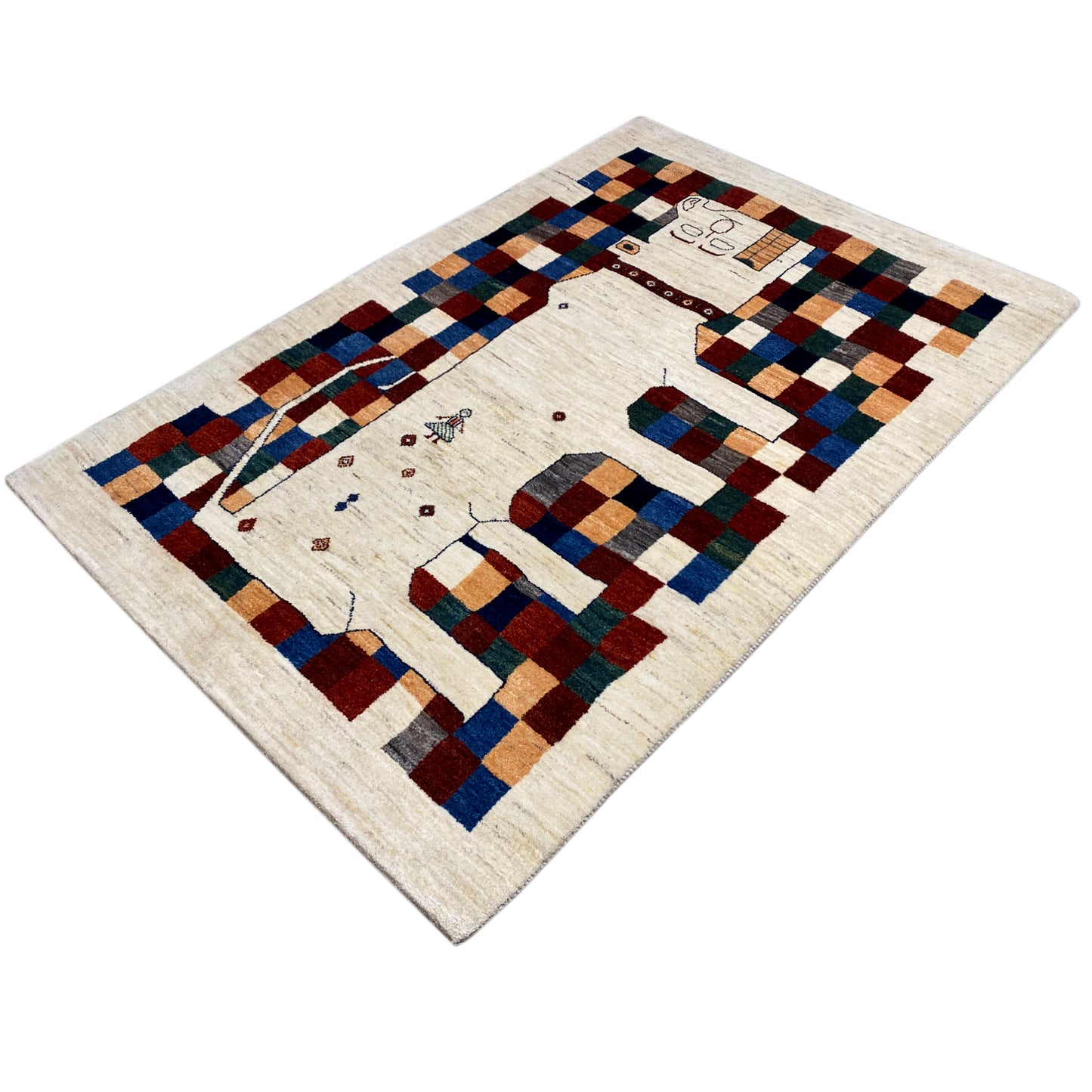 Gabbeh Teppich 180x119 cm - German Carpet Shop