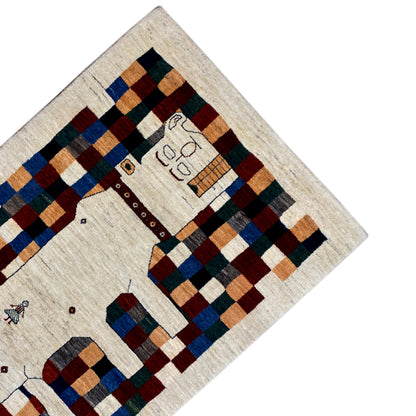 Gabbeh Teppich 180x119 cm - German Carpet Shop