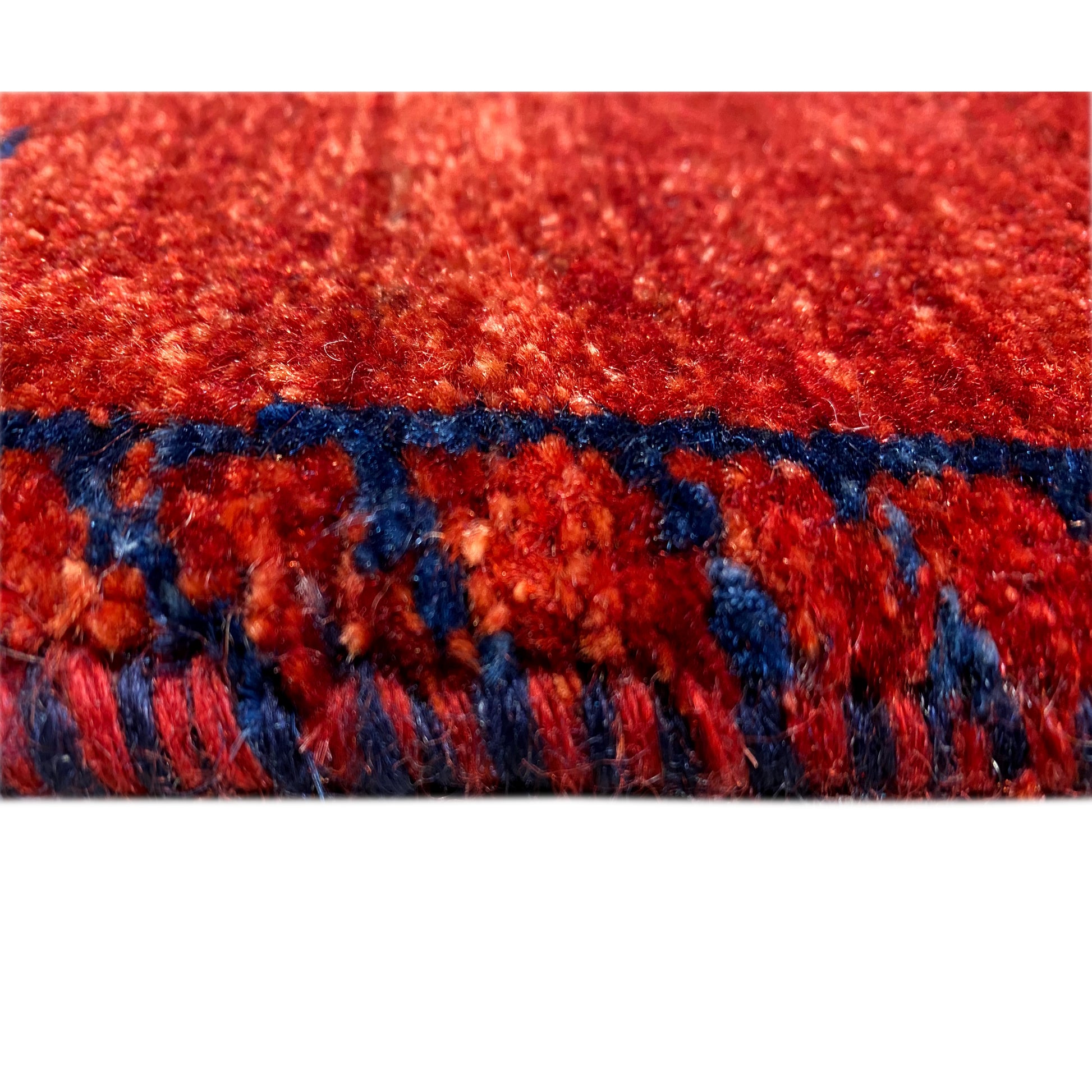 Roter Gabbeh Teppich Läufer 301x78 cm - German Carpet Shop
