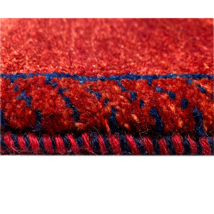 Roter Gabbeh Teppich Läufer 295x84 cm - German Carpet Shop