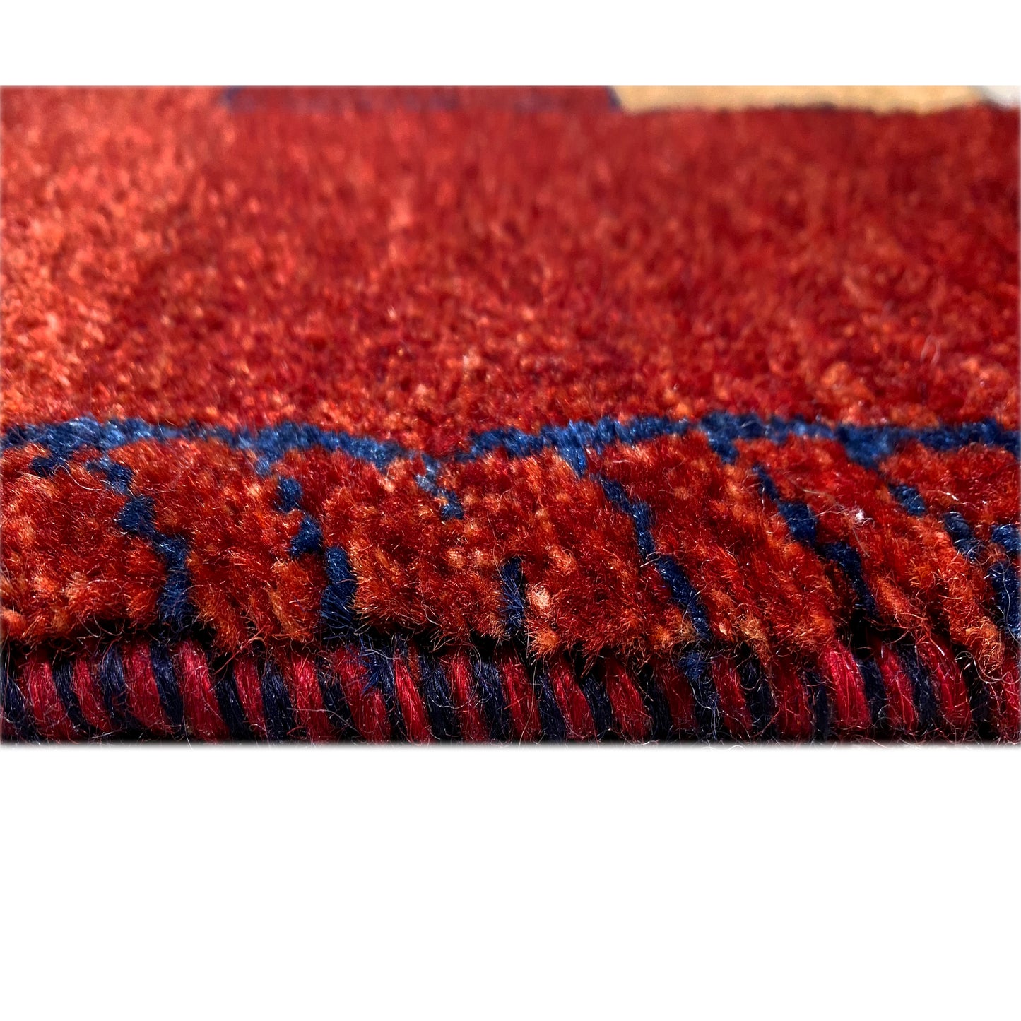 Roter Gabbeh Teppich Läufer 294x84 cm - German Carpet Shop