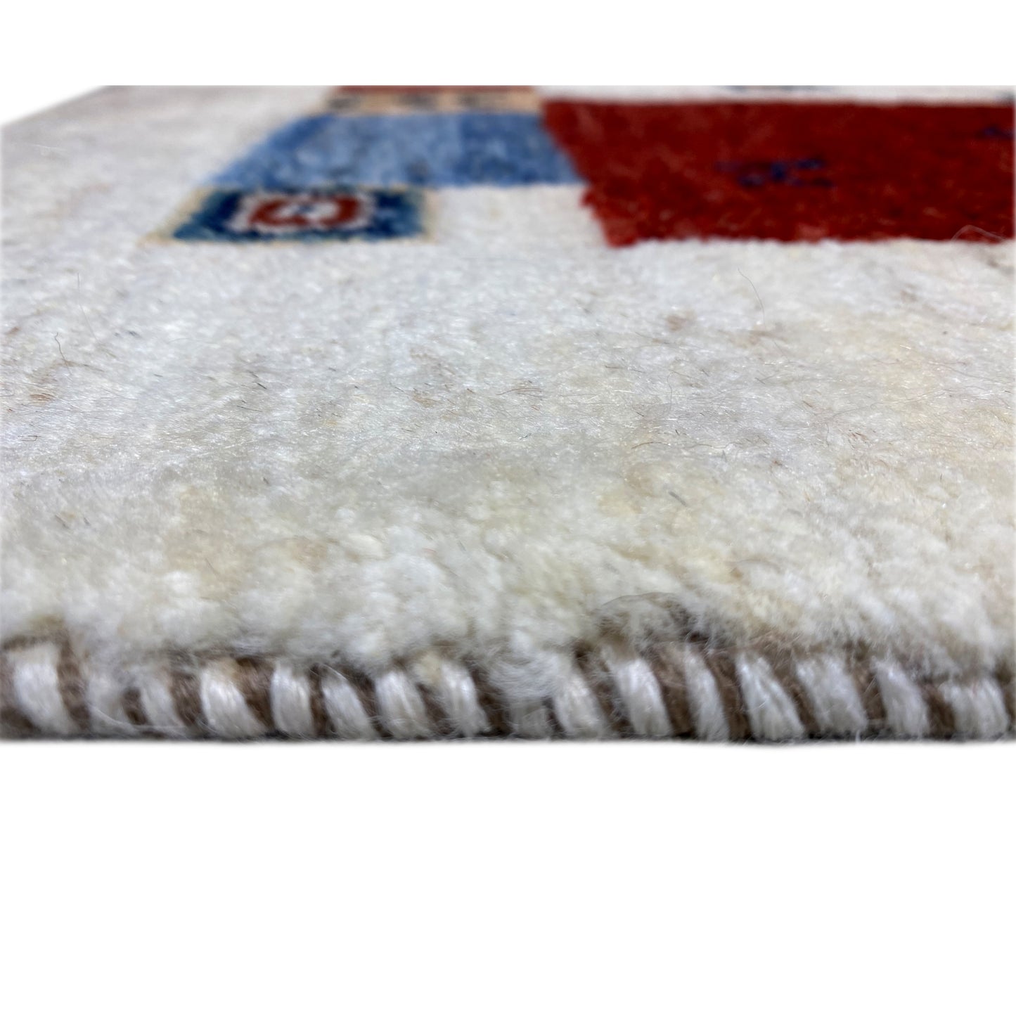 Mehrfarbiger Gabbeh Teppich 191x77 cm - German Carpet Shop