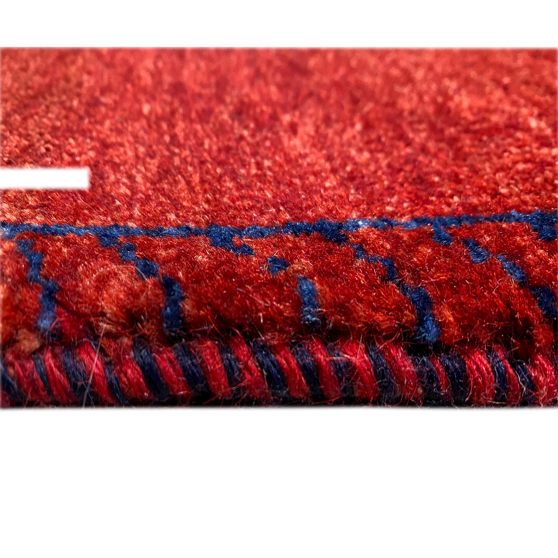 Roter Gabbeh Teppich Läufer 299x78 cm - German Carpet Shop