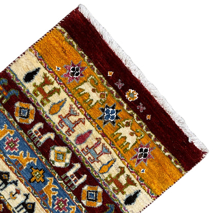 Gabbeh Teppich Lori 63x58 cm - German Carpet Shop