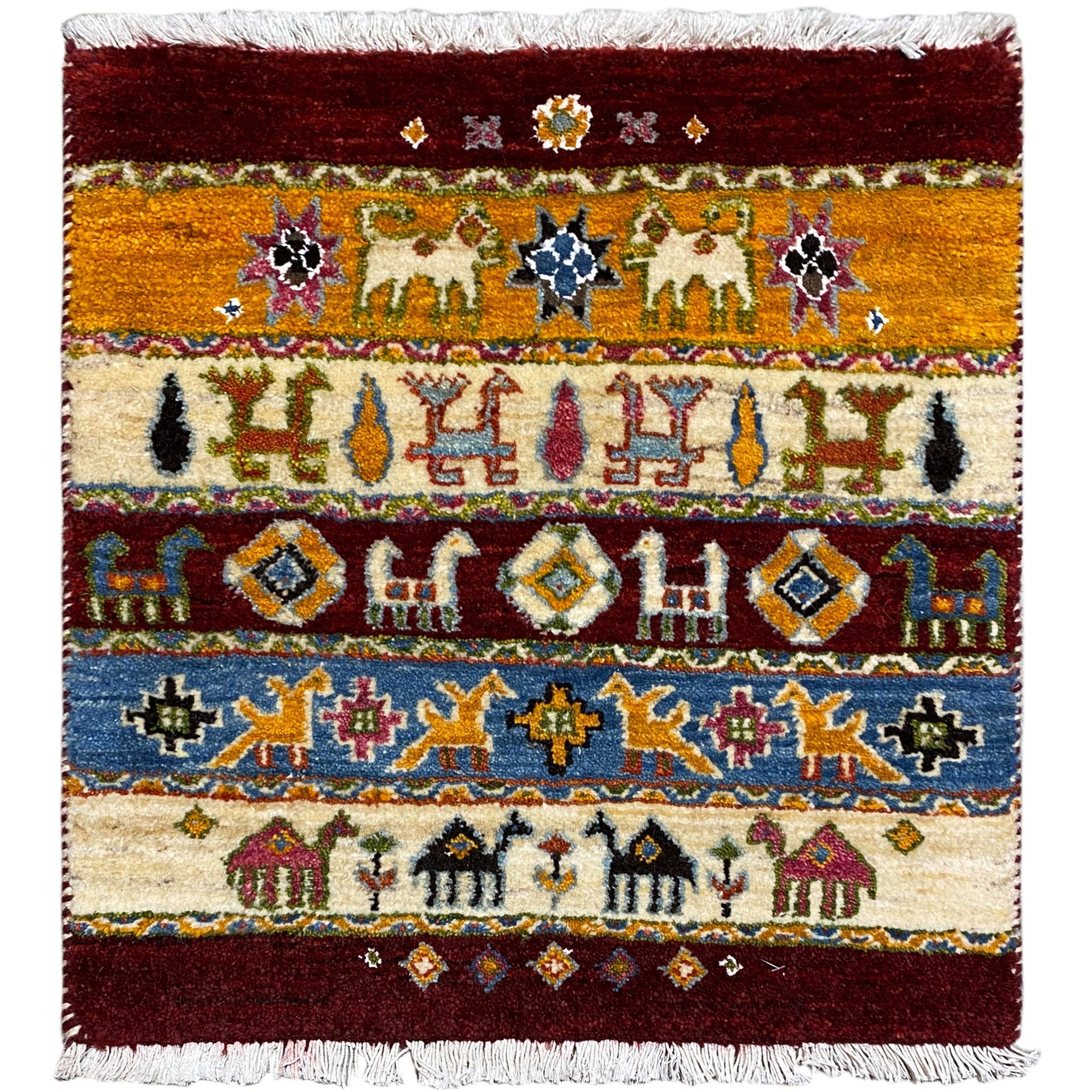Gabbeh Teppich Lori 63x58 cm - German Carpet Shop