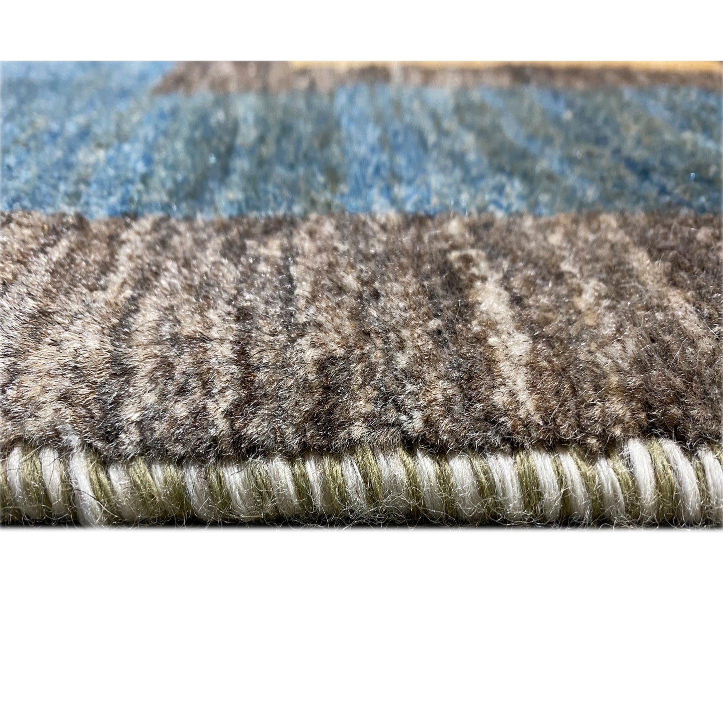Gabbeh Exklusiver Teppich Grau 297x195 cm - German Carpet Shop
