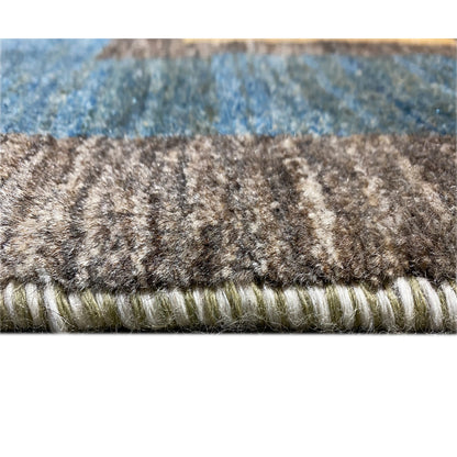 Gabbeh Exklusiver Teppich Grau 297x195 cm - German Carpet Shop