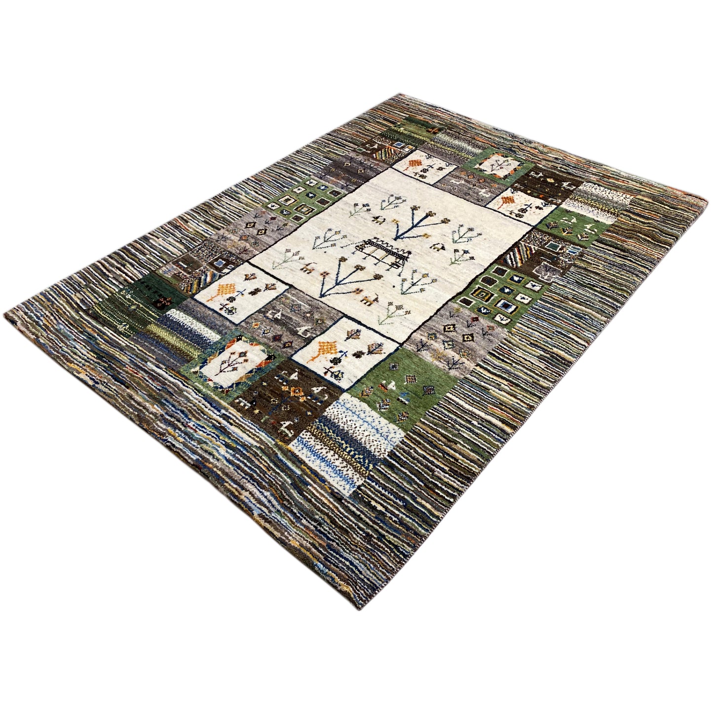 Gabbeh Carpet 210x153 cm