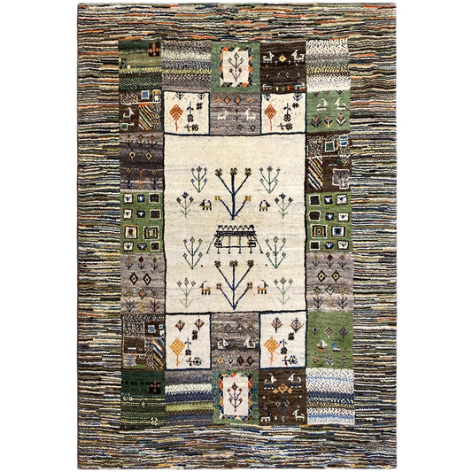Gabbeh Carpet 210x153 cm