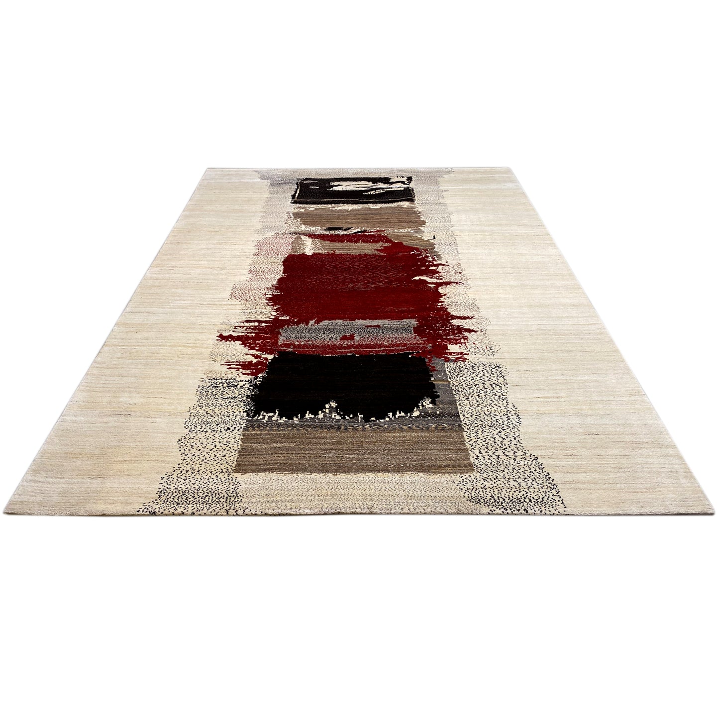 Gabbeh Exklusiver Teppich Rot 338x245 cm - German Carpet Shop