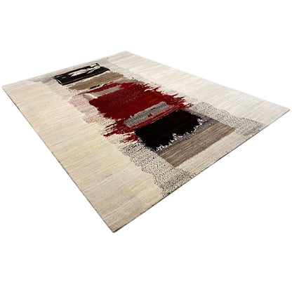 Gabbeh Exklusiver Teppich Rot 338x245 cm - German Carpet Shop