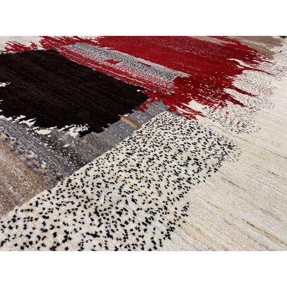 Gabbeh Exklusiver Teppich Rot 338x245 cm - German Carpet Shop