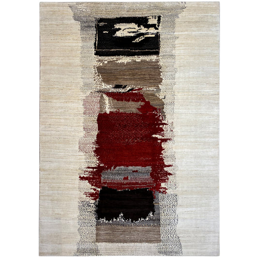 Gabbeh Exklusiver Teppich Rot 338x245 cm - German Carpet Shop