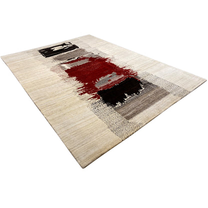 Gabbeh Exklusiver Teppich Rot 344x244 cm - German Carpet Shop