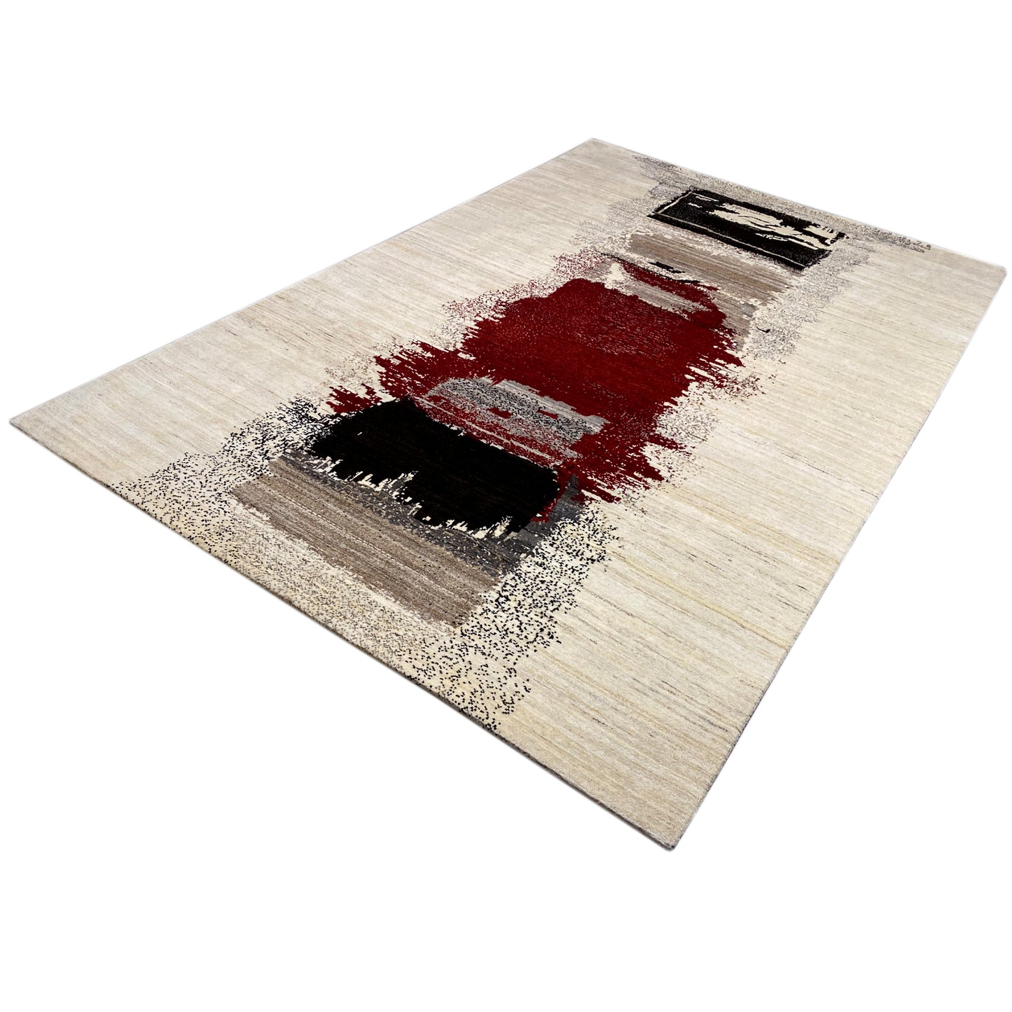 Gabbeh Exklusiver Teppich Rot 305x197 cm - German Carpet Shop