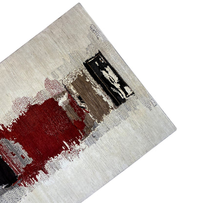 Gabbeh Exklusiver Teppich Rot 298x248 cm - German Carpet Shop