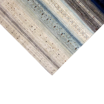 Gabbeh Exklusiver Teppich, Blau 295x202 cm - German Carpet Shop