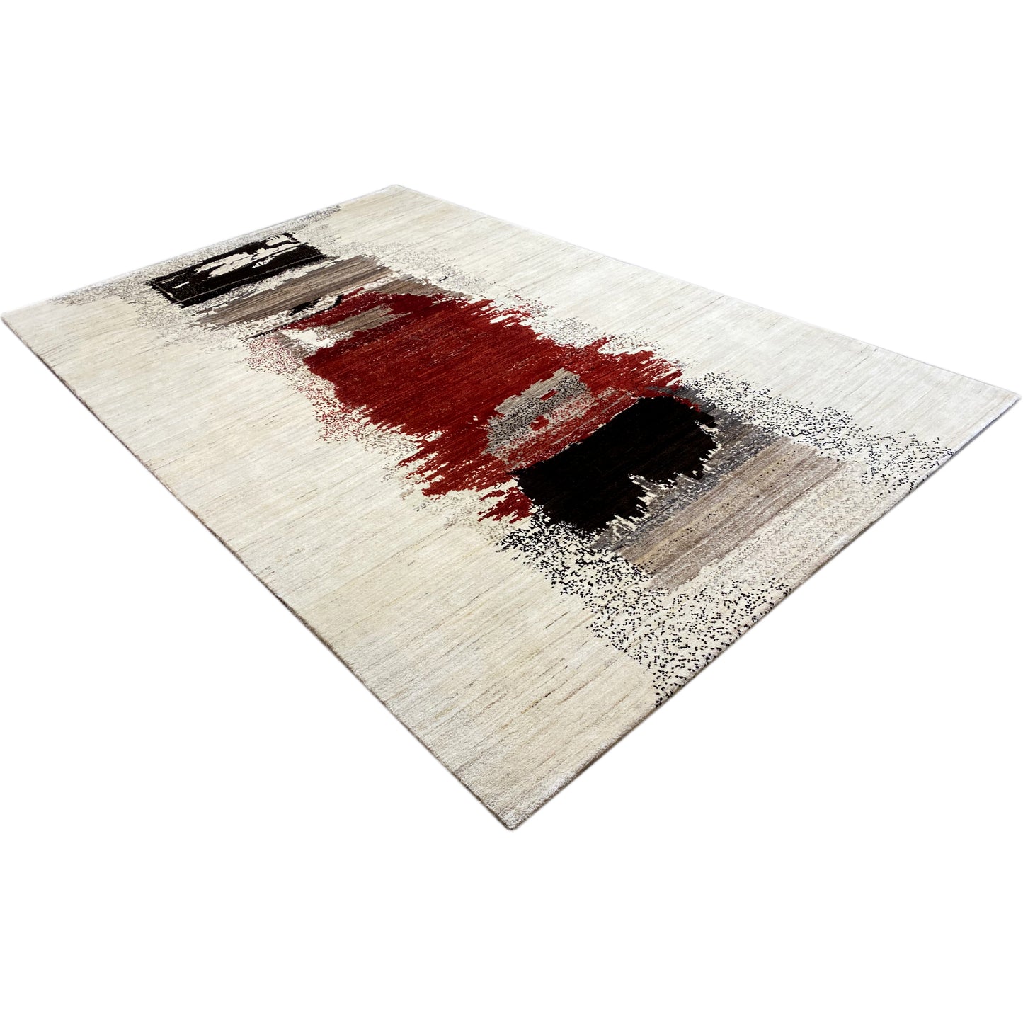 Gabbeh Exklusiver Teppich Rot 308x197 cm - German Carpet Shop