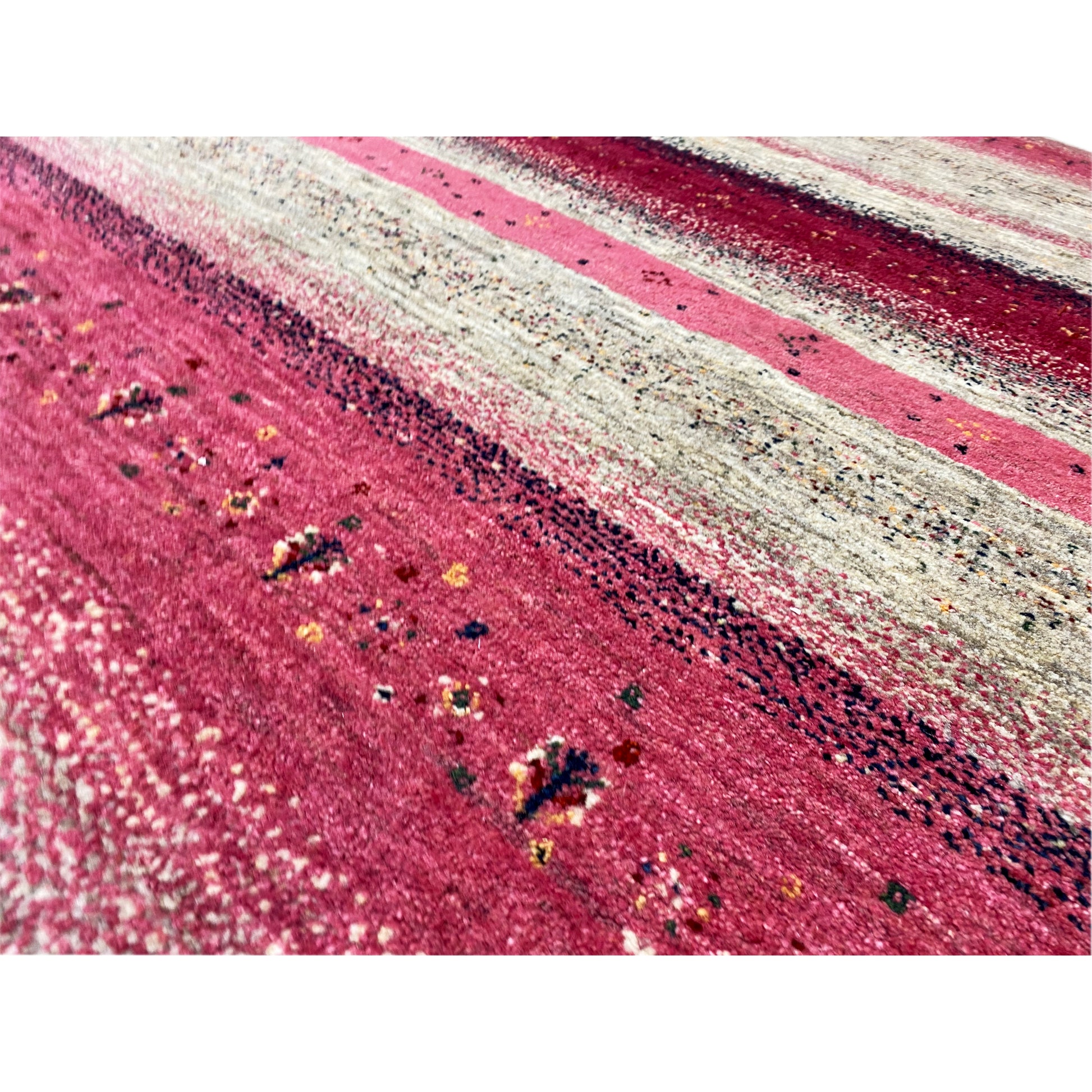 Handgemachter Teppich abstrakt Muster