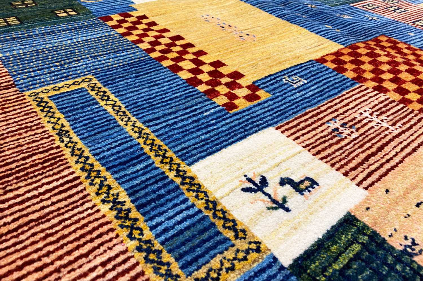 Gabbeh - Lori Teppich (180x240 cm / 6x8 ft) - German Carpet Shop