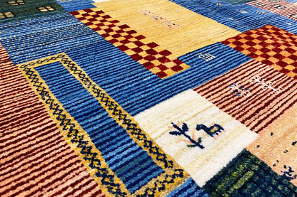 Gabbeh - Lori Teppich (180x240 cm / 6x8 ft) - German Carpet Shop