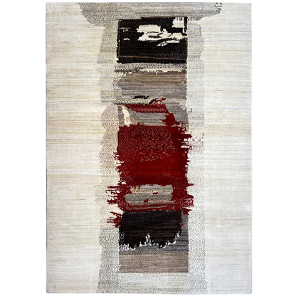 Gabbeh Exklusiver Teppich Rot 305x252 cm - German Carpet Shop