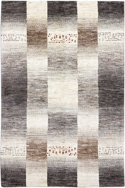 Gabbeh-Teppich (170x240 cm / 6x8 ft) - Authentischer persischer Wollteppich - German Carpet Shop