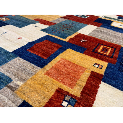 Gabbeh Exklusiver Teppich Beige 349x245 cm - German Carpet Shop