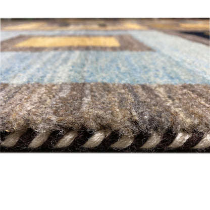 Gabbeh Exklusiver Teppich Grau 297x196 cm - German Carpet Shop