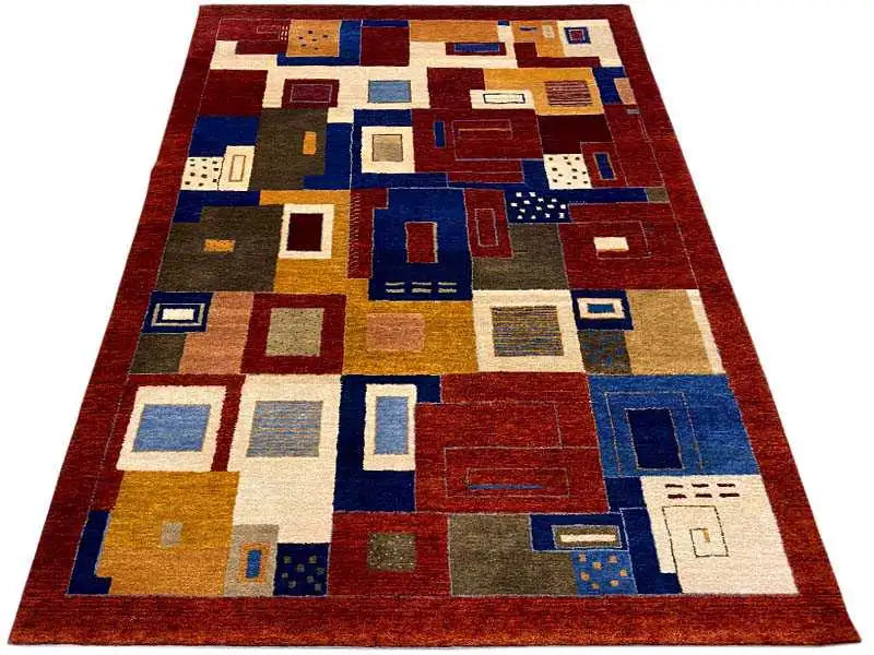  Gabbeh - Lori (206x141 cm) - Premium Teppich from German Carpet Shop - Just €870! Shop now at German Carpet Shop