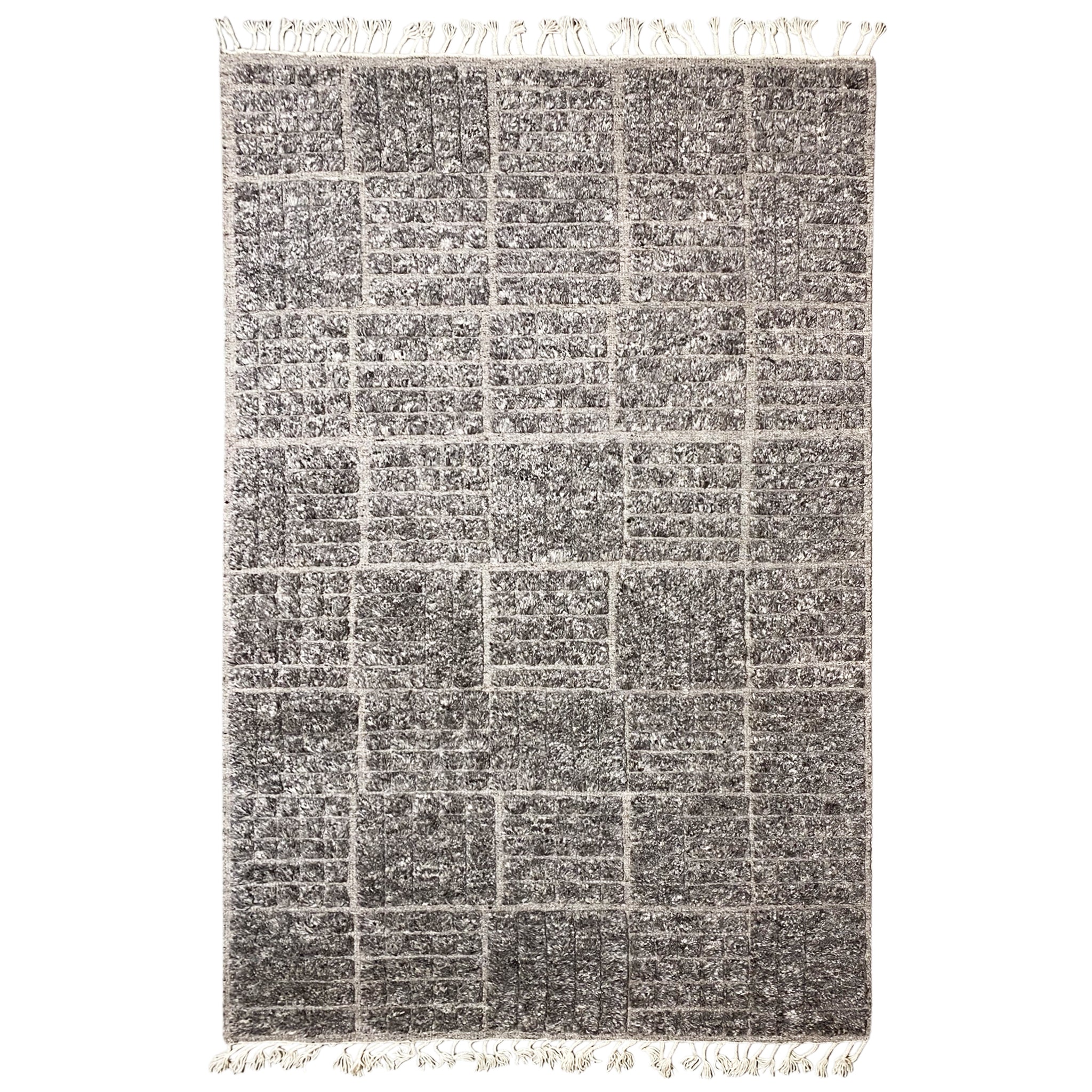 Brauner Berber Teppich - 254x157 cm - German Carpet Shop