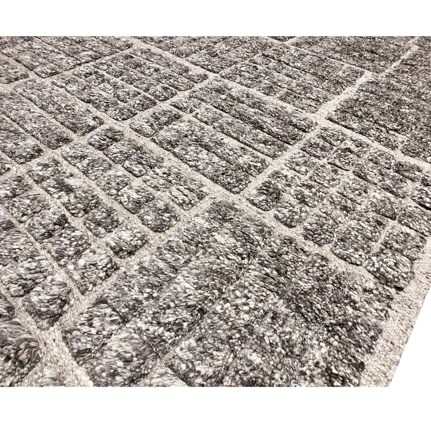 Brauner Berber Teppich - 254x157 cm - German Carpet Shop