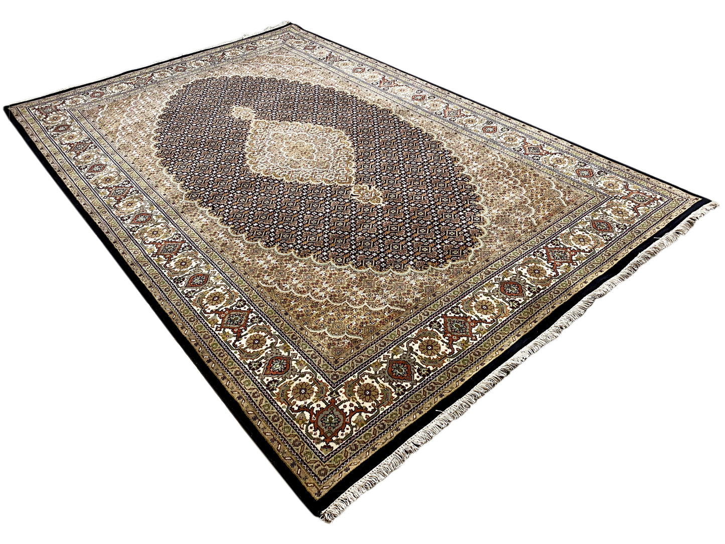 Indo Tabriz Rug - 298x194 cm