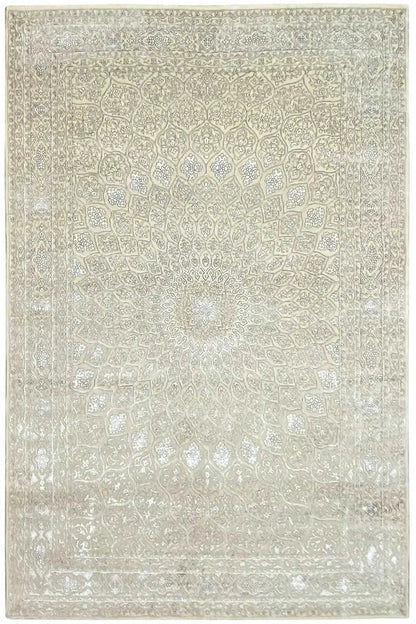  Indo Täbriz Teppich - (301x200 cm) - Premium Teppich from German Carpet Shop - Just €1500! Shop now at German Carpet Shop